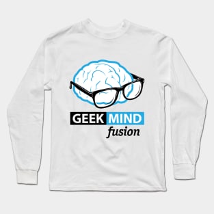 Geek Mind Fusion Brain Logo v 2.0 Long Sleeve T-Shirt